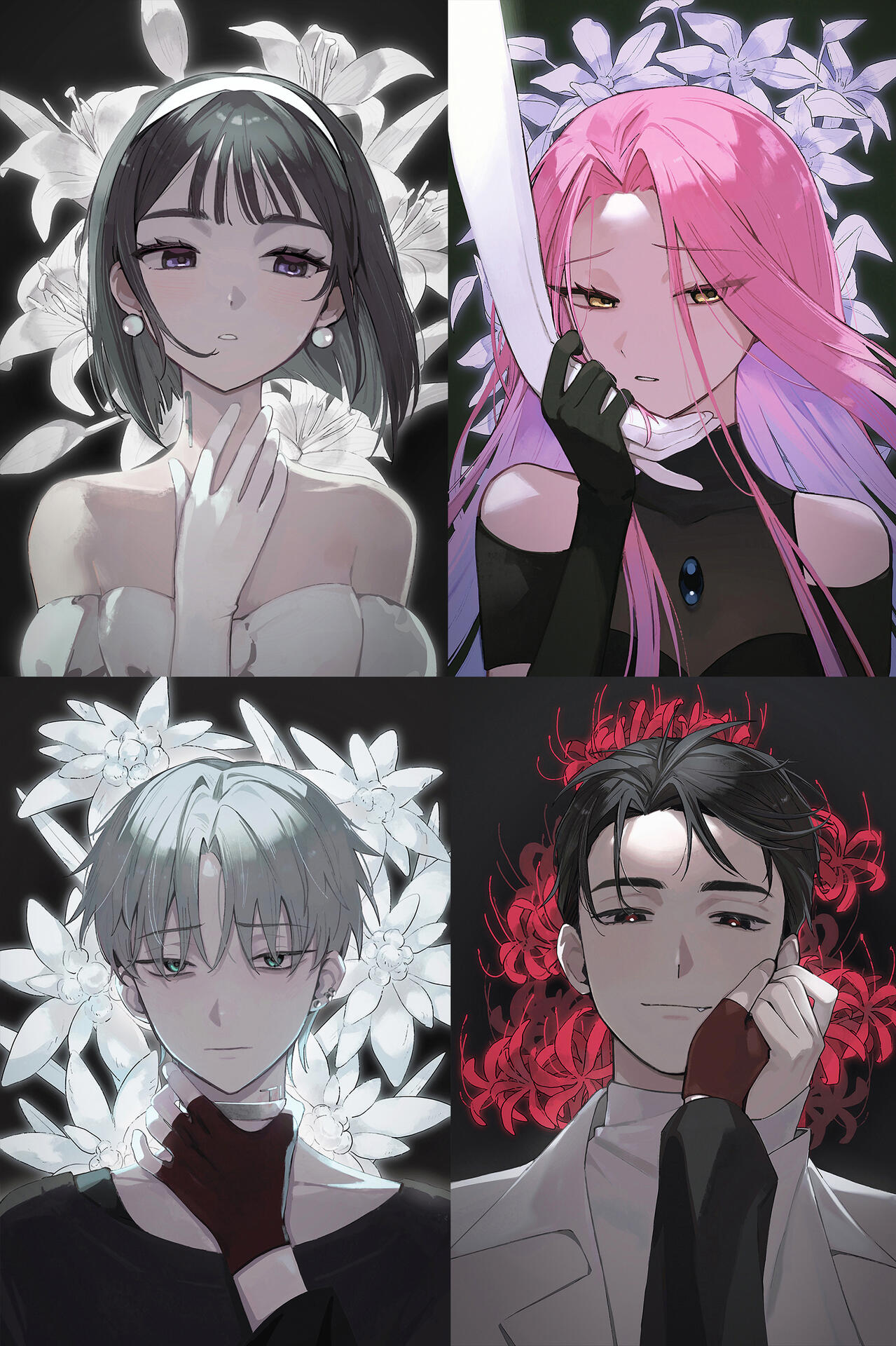 Fanart of Sua, Mizi, Ivan, Till from Alien Stage