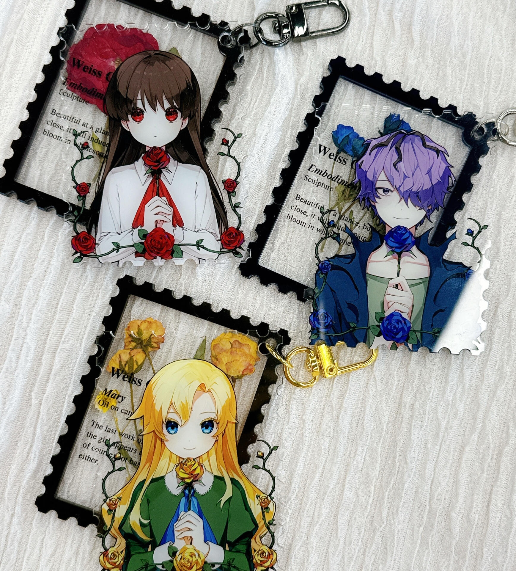 IB | DRY FLOWER ACRYLIC CHARMS