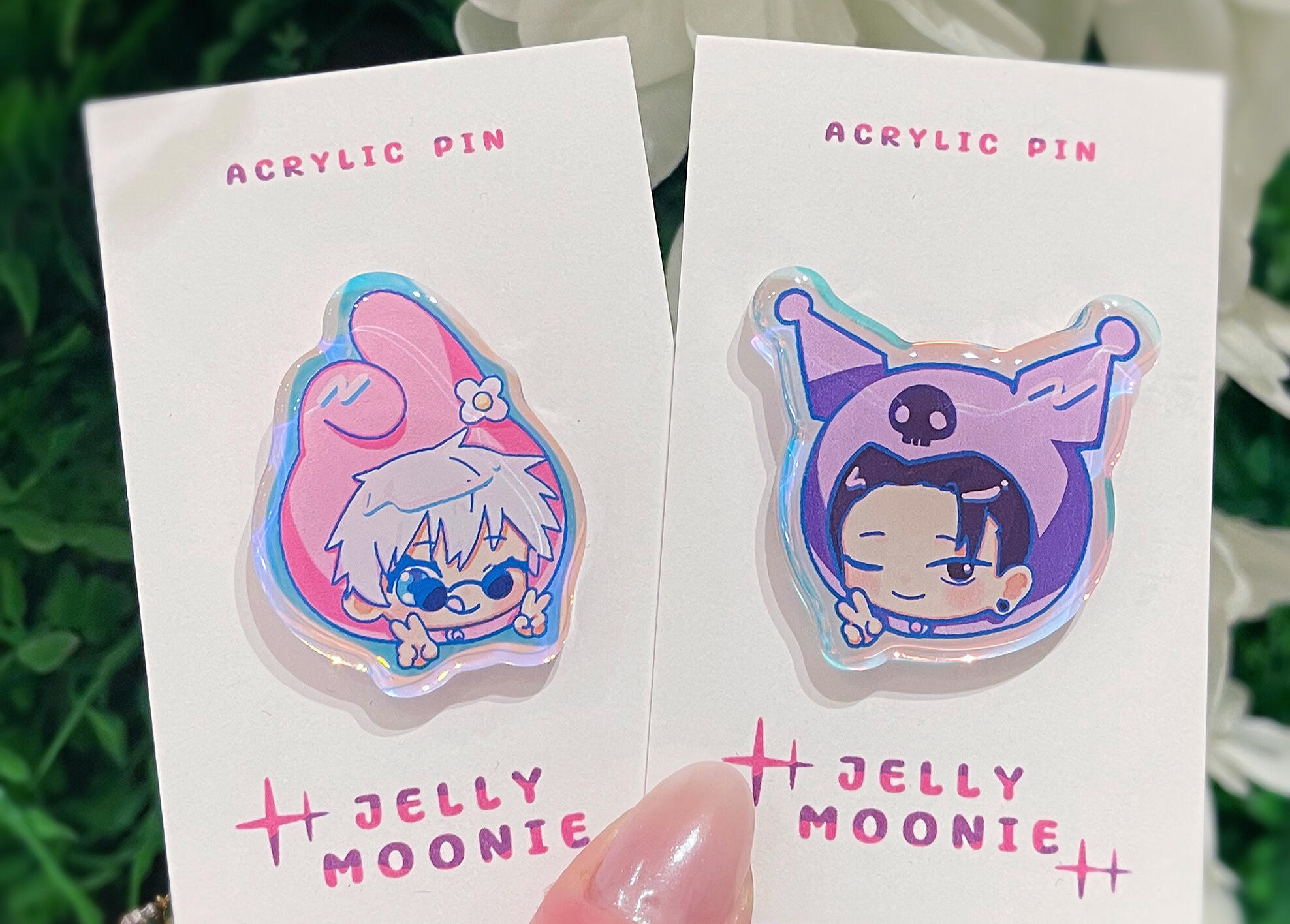 Gojo & Geto acrylic pin