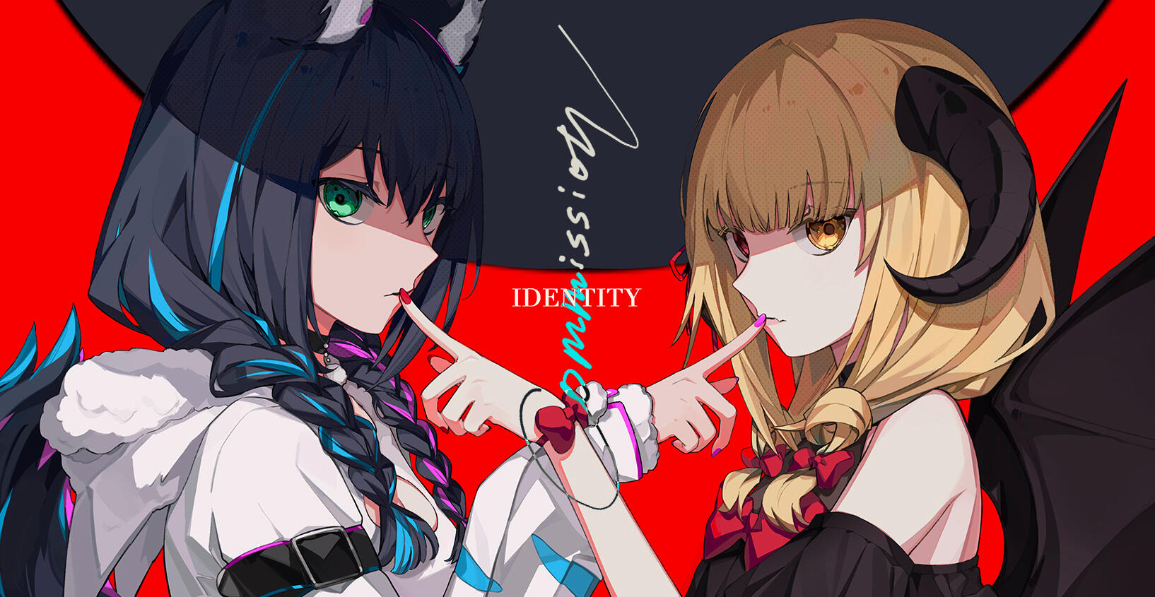 commission for Luny &amp; Jinjaowo | 「Identity」 Song Cover Art